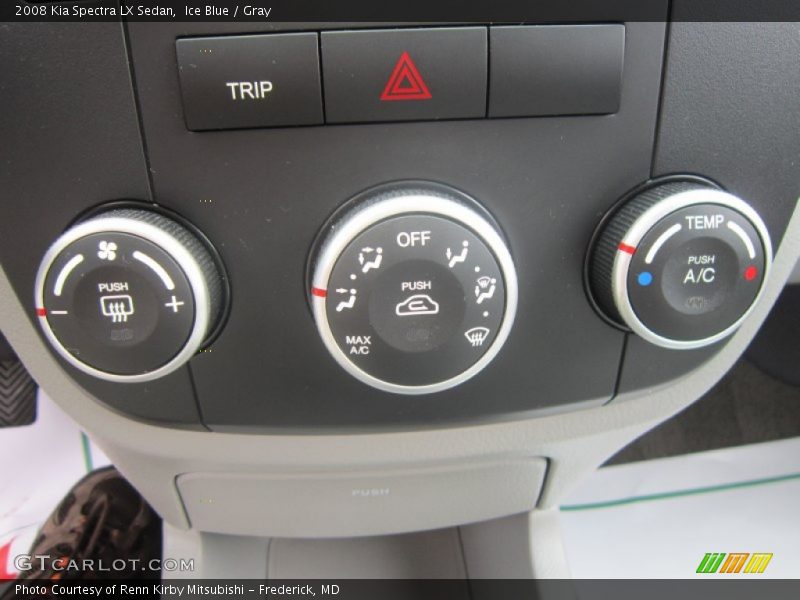 Ice Blue / Gray 2008 Kia Spectra LX Sedan