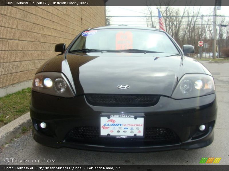 Obsidian Black / Black 2005 Hyundai Tiburon GT