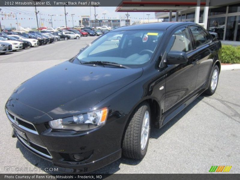 Tarmac Black Pearl / Black 2012 Mitsubishi Lancer ES