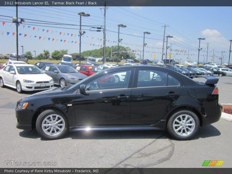 Tarmac Black Pearl / Black 2012 Mitsubishi Lancer ES