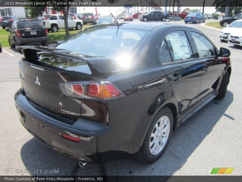 Tarmac Black Pearl / Black 2012 Mitsubishi Lancer ES