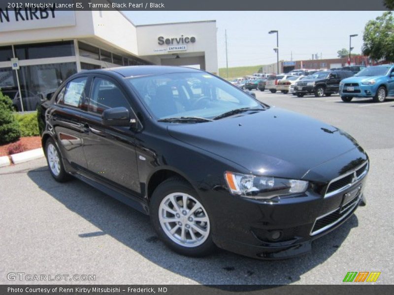 Tarmac Black Pearl / Black 2012 Mitsubishi Lancer ES