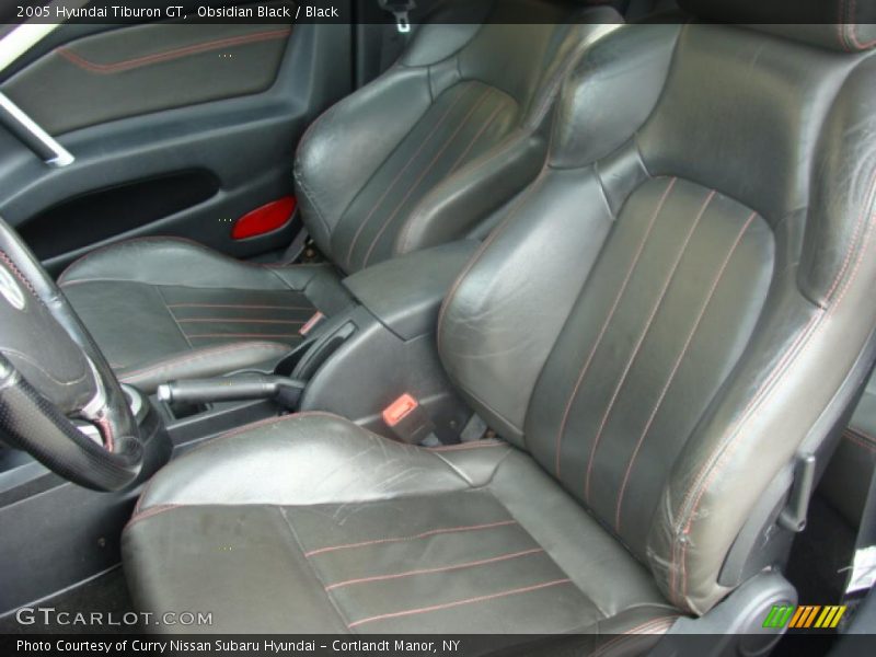 Obsidian Black / Black 2005 Hyundai Tiburon GT