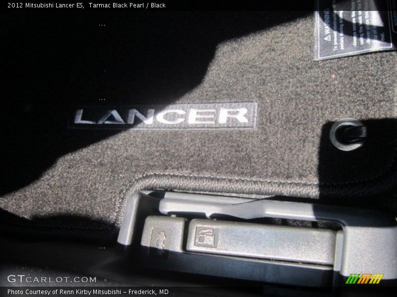 Tarmac Black Pearl / Black 2012 Mitsubishi Lancer ES