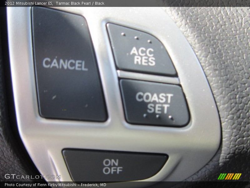 Tarmac Black Pearl / Black 2012 Mitsubishi Lancer ES
