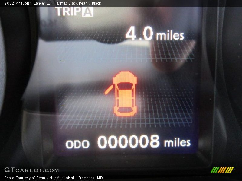 Tarmac Black Pearl / Black 2012 Mitsubishi Lancer ES