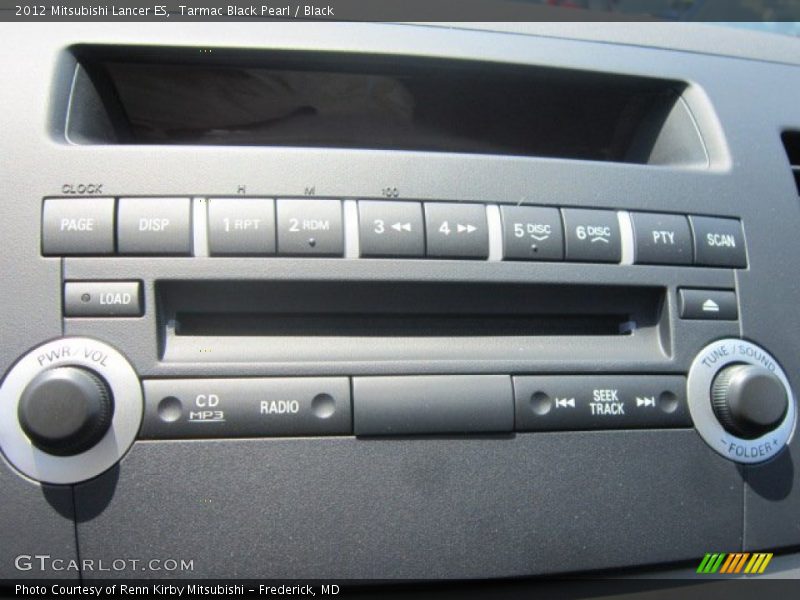 Tarmac Black Pearl / Black 2012 Mitsubishi Lancer ES