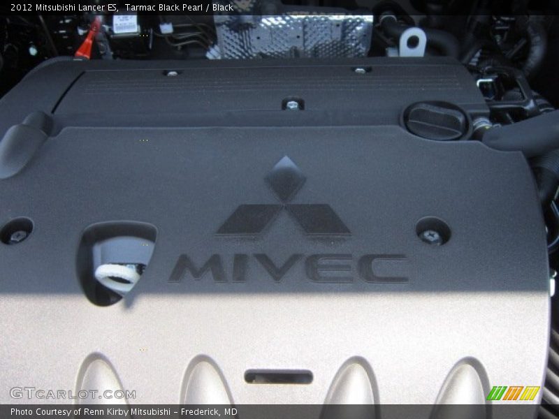 Tarmac Black Pearl / Black 2012 Mitsubishi Lancer ES