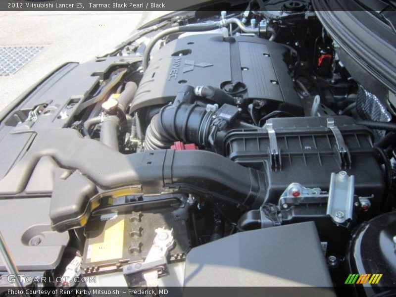 Tarmac Black Pearl / Black 2012 Mitsubishi Lancer ES