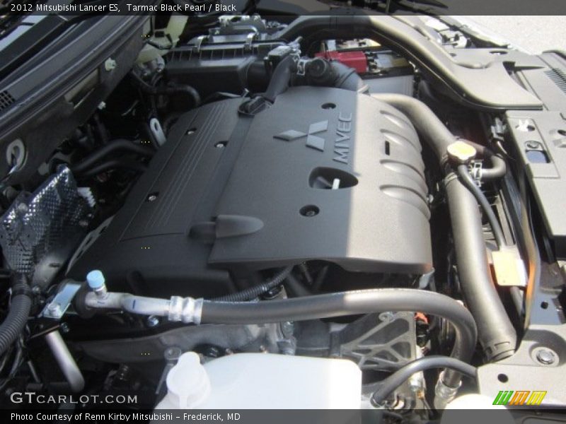 Tarmac Black Pearl / Black 2012 Mitsubishi Lancer ES