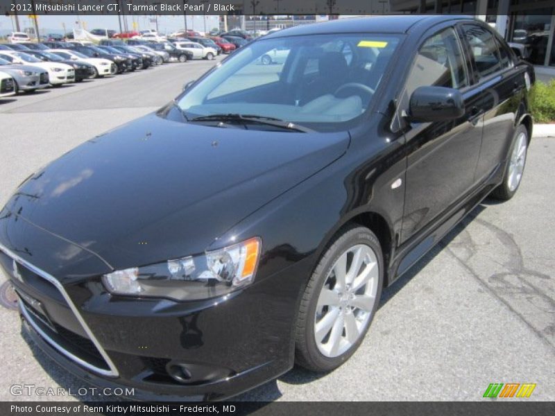 Tarmac Black Pearl / Black 2012 Mitsubishi Lancer GT