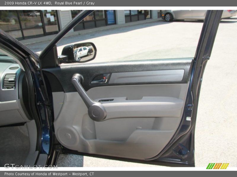 Royal Blue Pearl / Gray 2009 Honda CR-V LX 4WD