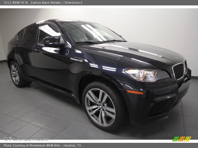 Carbon Black Metallic / Silverstone II 2012 BMW X6 M