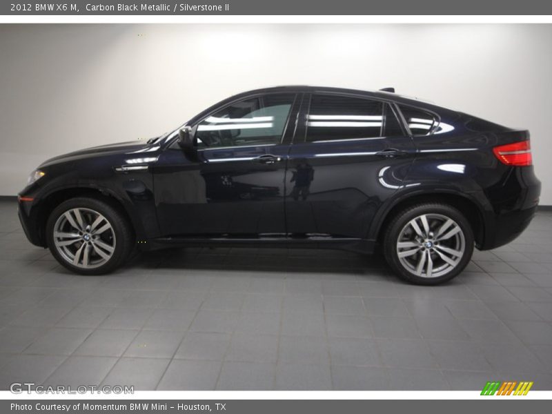 Carbon Black Metallic / Silverstone II 2012 BMW X6 M
