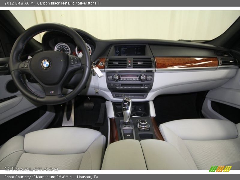 Carbon Black Metallic / Silverstone II 2012 BMW X6 M