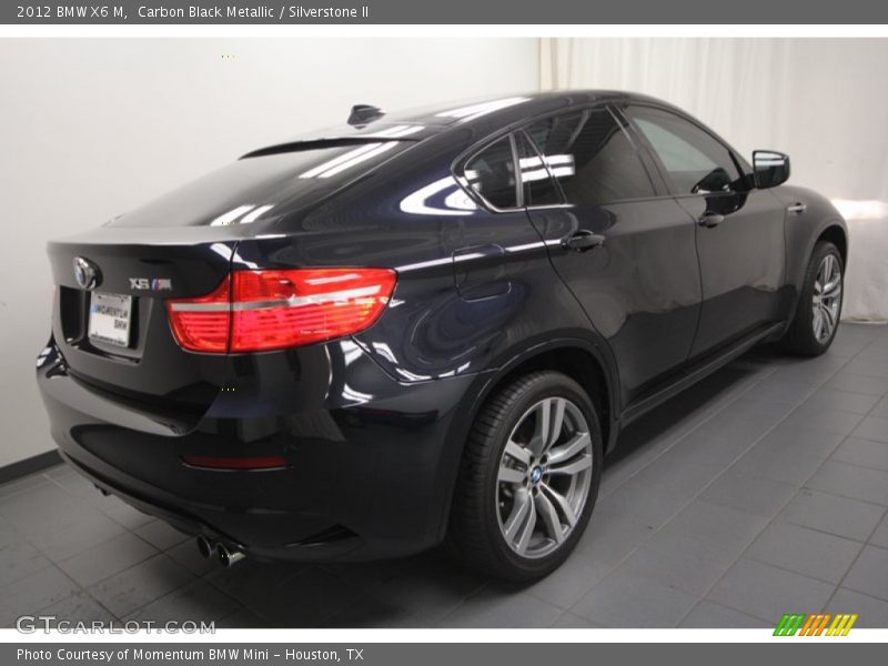 Carbon Black Metallic / Silverstone II 2012 BMW X6 M