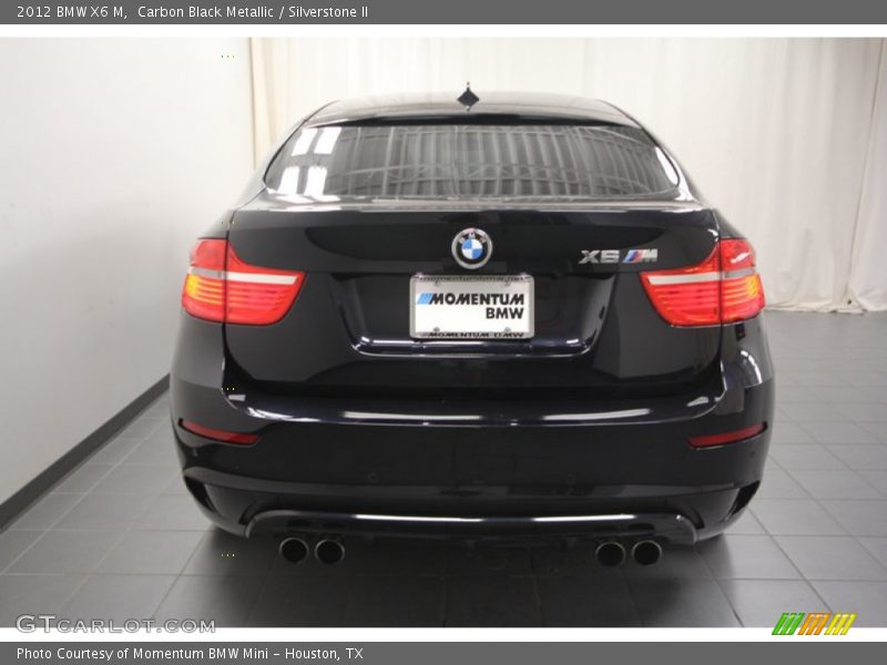 Carbon Black Metallic / Silverstone II 2012 BMW X6 M