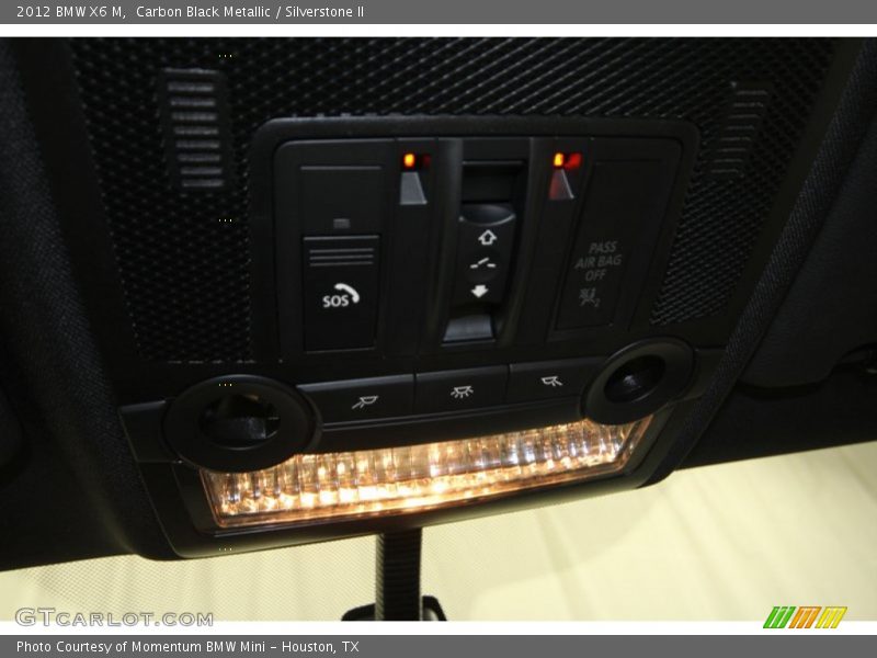 Carbon Black Metallic / Silverstone II 2012 BMW X6 M