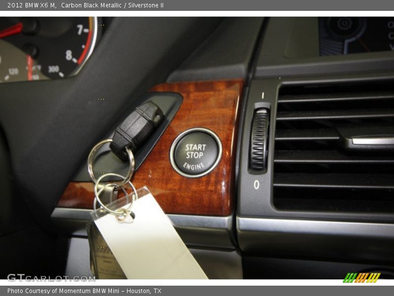 Carbon Black Metallic / Silverstone II 2012 BMW X6 M