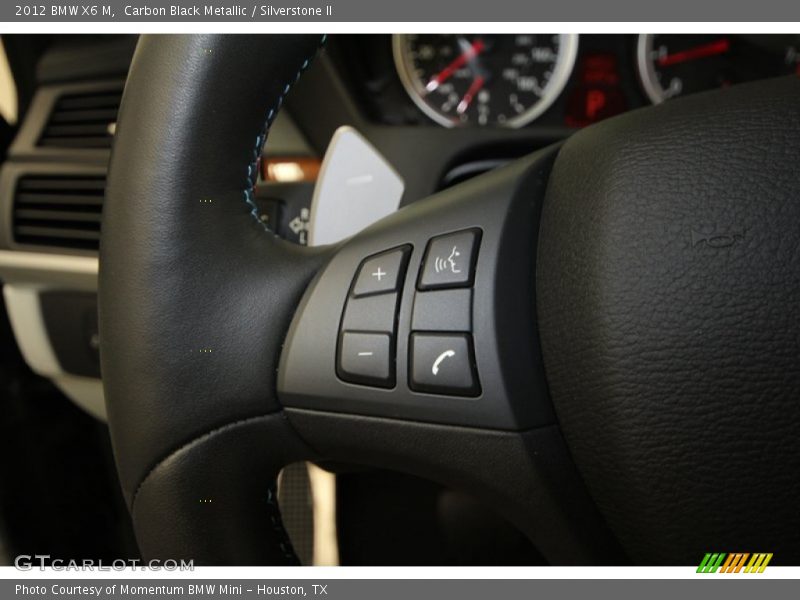 Carbon Black Metallic / Silverstone II 2012 BMW X6 M