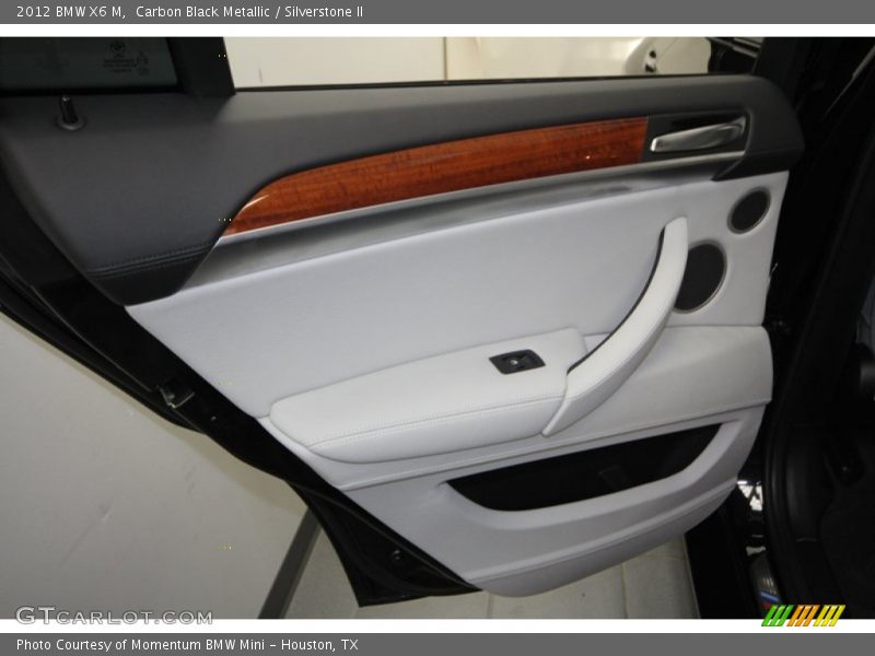 Carbon Black Metallic / Silverstone II 2012 BMW X6 M
