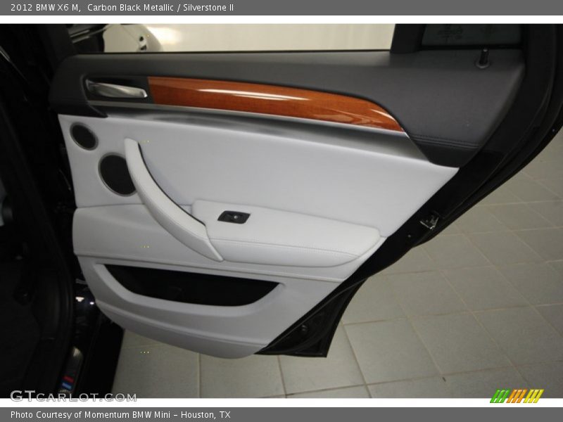 Carbon Black Metallic / Silverstone II 2012 BMW X6 M