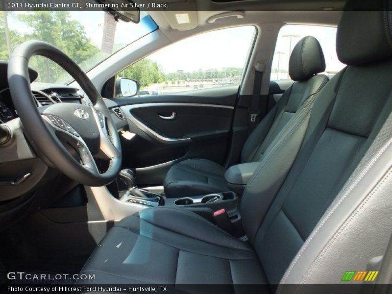 Shimmering Air Silver / Black 2013 Hyundai Elantra GT