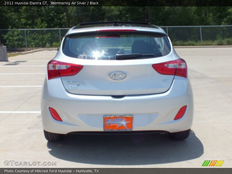 Shimmering Air Silver / Black 2013 Hyundai Elantra GT