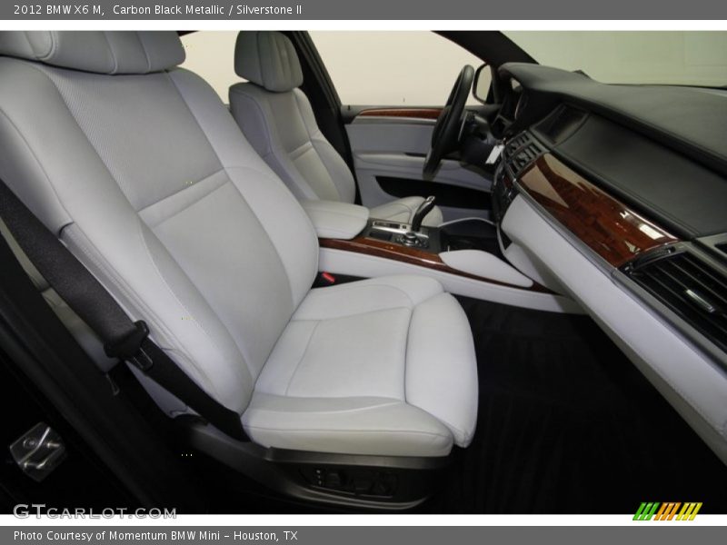 Carbon Black Metallic / Silverstone II 2012 BMW X6 M