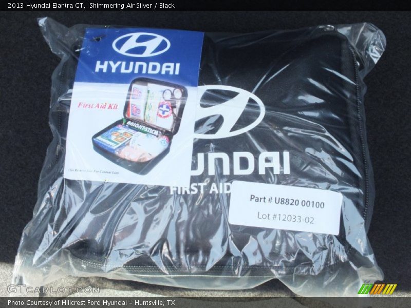 Shimmering Air Silver / Black 2013 Hyundai Elantra GT
