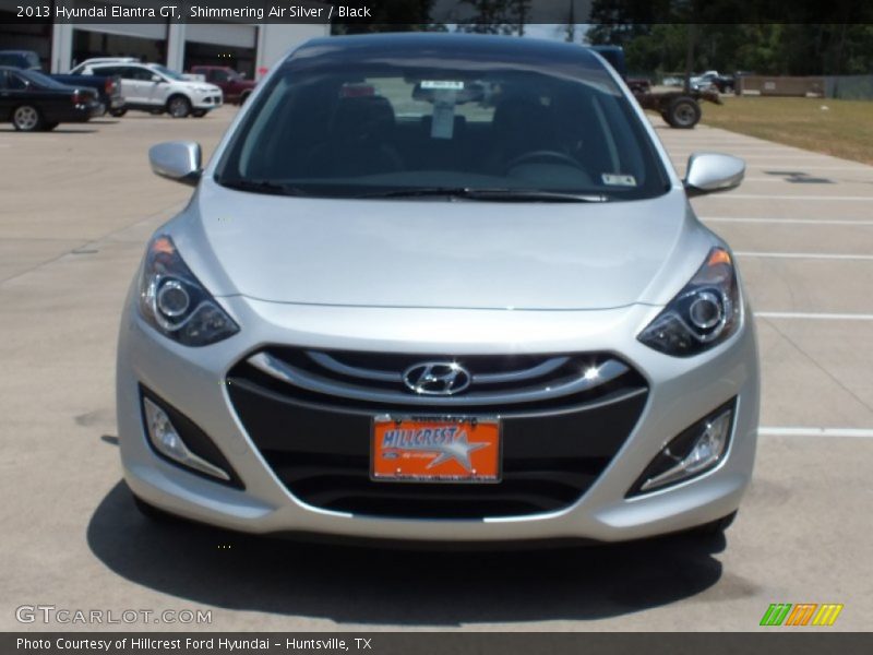 Shimmering Air Silver / Black 2013 Hyundai Elantra GT