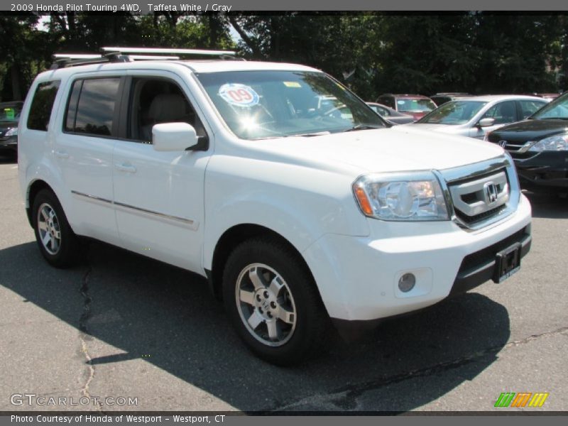 Taffeta White / Gray 2009 Honda Pilot Touring 4WD