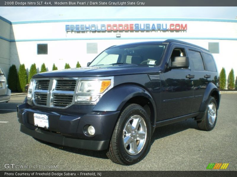 Modern Blue Pearl / Dark Slate Gray/Light Slate Gray 2008 Dodge Nitro SLT 4x4