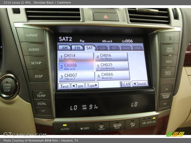 Obsidian Black / Cashmere 2010 Lexus LS 460