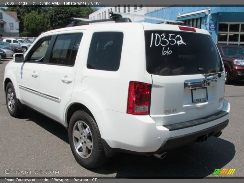 Taffeta White / Gray 2009 Honda Pilot Touring 4WD