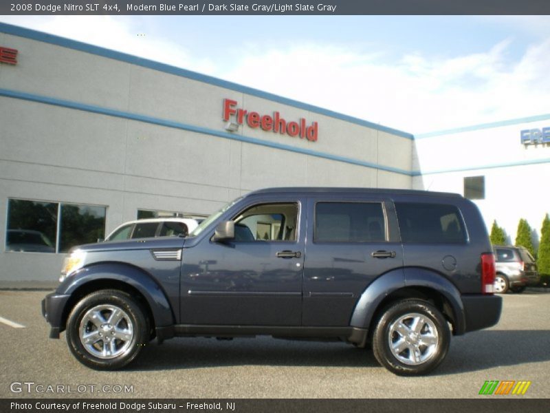 Modern Blue Pearl / Dark Slate Gray/Light Slate Gray 2008 Dodge Nitro SLT 4x4