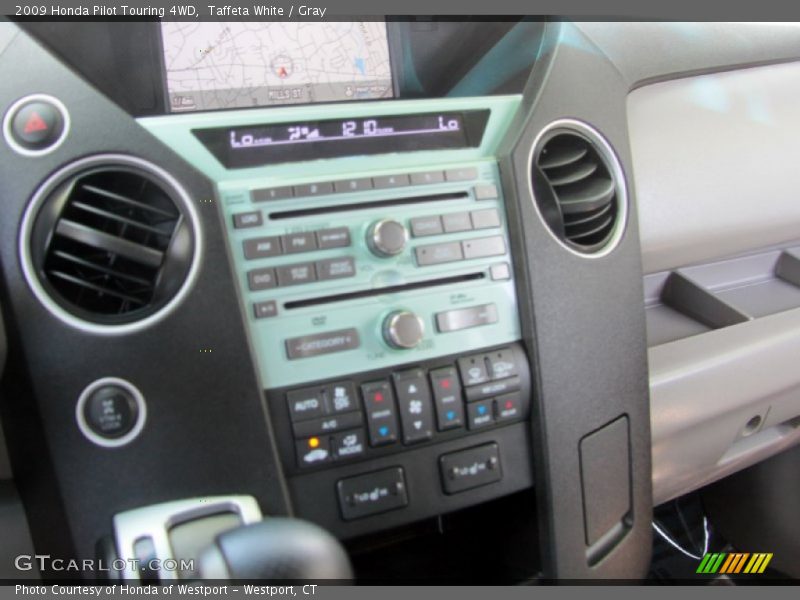 Taffeta White / Gray 2009 Honda Pilot Touring 4WD