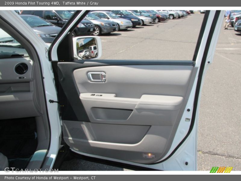 Taffeta White / Gray 2009 Honda Pilot Touring 4WD