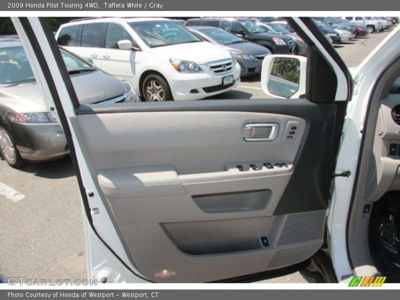 Taffeta White / Gray 2009 Honda Pilot Touring 4WD