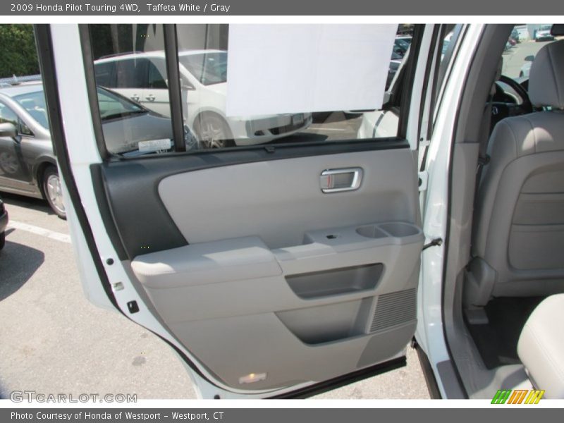 Taffeta White / Gray 2009 Honda Pilot Touring 4WD