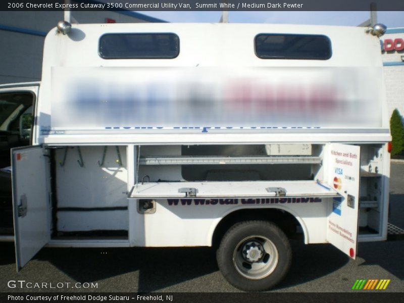 Summit White / Medium Dark Pewter 2006 Chevrolet Express Cutaway 3500 Commercial Utility Van