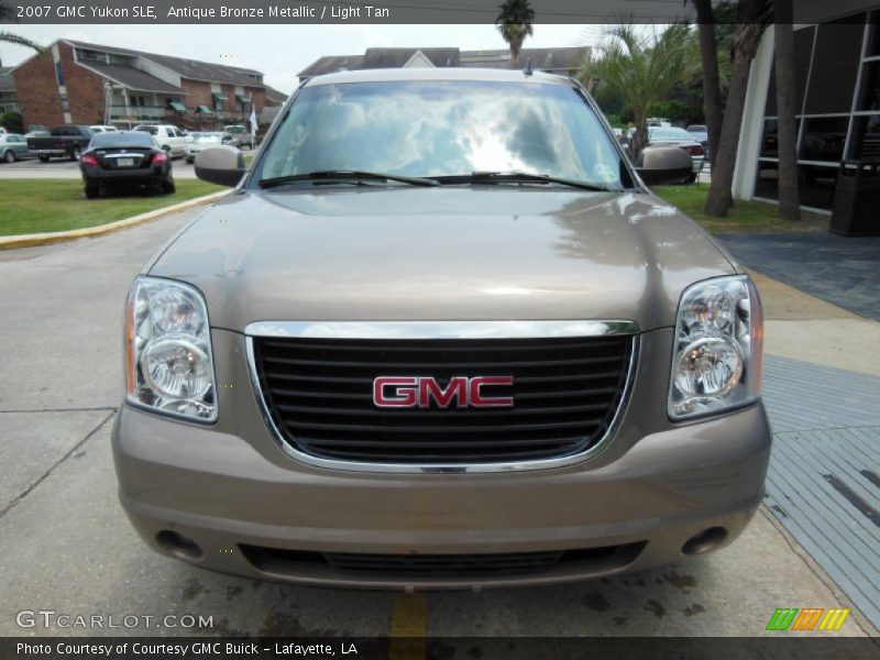 Antique Bronze Metallic / Light Tan 2007 GMC Yukon SLE