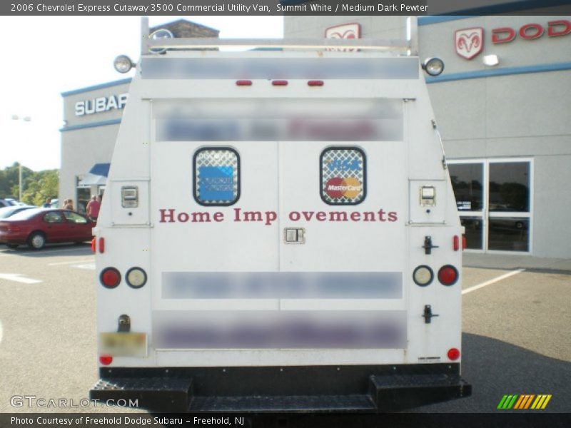 Summit White / Medium Dark Pewter 2006 Chevrolet Express Cutaway 3500 Commercial Utility Van