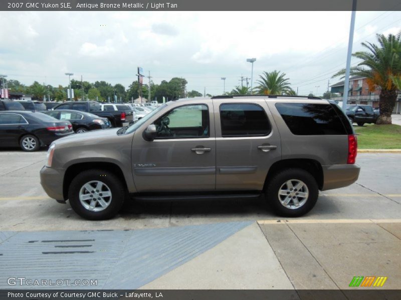 Antique Bronze Metallic / Light Tan 2007 GMC Yukon SLE
