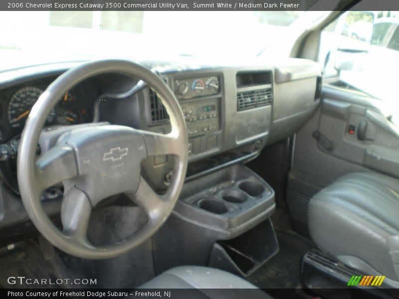 Summit White / Medium Dark Pewter 2006 Chevrolet Express Cutaway 3500 Commercial Utility Van
