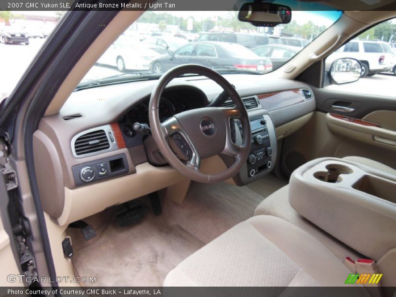 Antique Bronze Metallic / Light Tan 2007 GMC Yukon SLE