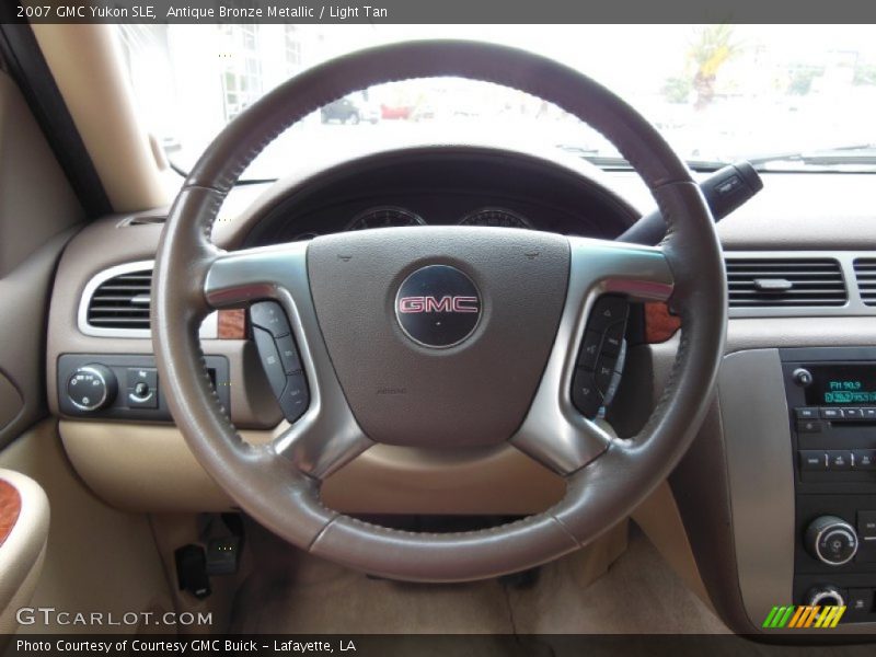 Antique Bronze Metallic / Light Tan 2007 GMC Yukon SLE