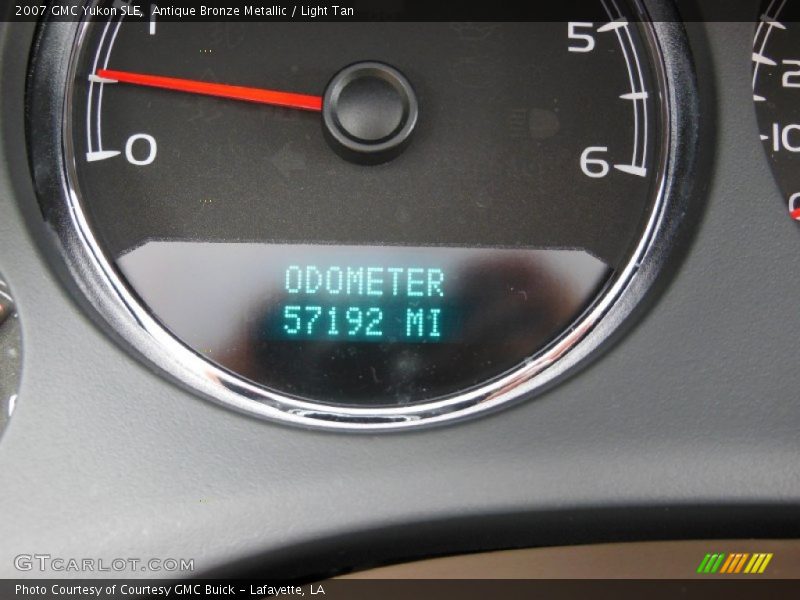 Antique Bronze Metallic / Light Tan 2007 GMC Yukon SLE