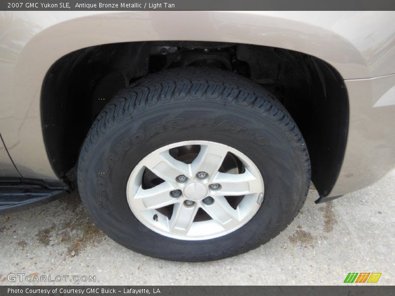 Antique Bronze Metallic / Light Tan 2007 GMC Yukon SLE