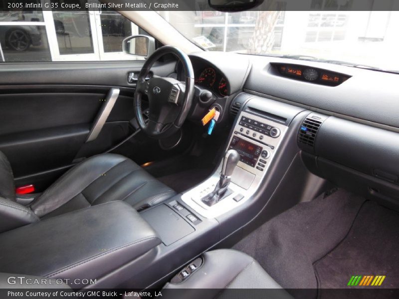 Brilliant Silver Metallic / Graphite 2005 Infiniti G 35 Coupe